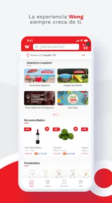 Supermercados Wong android App screenshot 2